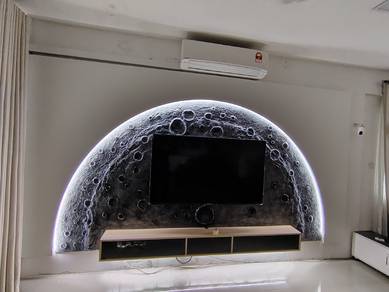 custom kitchen cabinet. TV cabinet wall drop. 