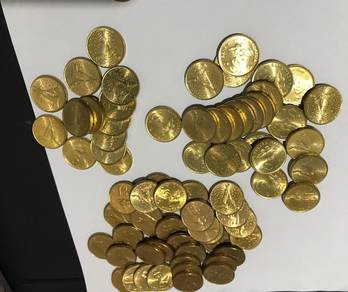 Malaysia RM1 coin second series keris