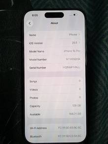 Iphone 15pro  ( stroge 128GB )