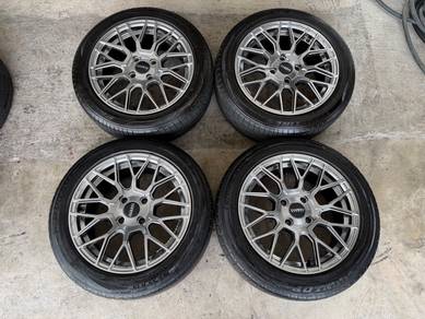 Rim baru varro 15 inch  + tyre used 70%