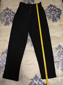 Industrie Co. High-Waisted Paperbag Wide-Leg Pants