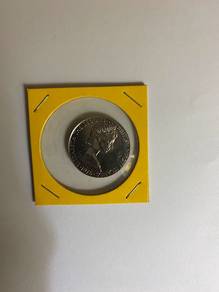 Vintage 1975 25 Cents British Elizabeth The Second