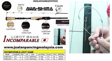 Awashima japan incomparable ultra light rod
