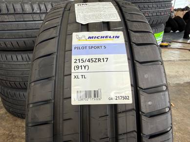 Tayar baru 215 45 17 Michelin pilot sport 5 2026