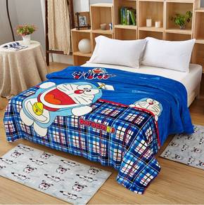 DORAEMON Selimut Fleece Blanket [1.5X2M]