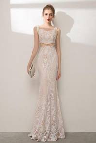 Nude wedding evening prom dress gown RBP1244