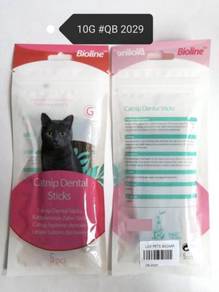 Bioline Catnip Dental Stick Cat 10gram Kucing