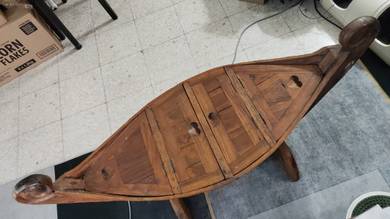 kerusi perahu kayu jati untuk dijual