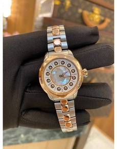 Fendi Ishine Swiss Watch Half 18k 750 Rose Gold