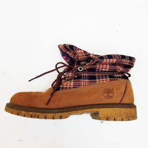 TIMBERLAND Roll Top Boots Wheat Red