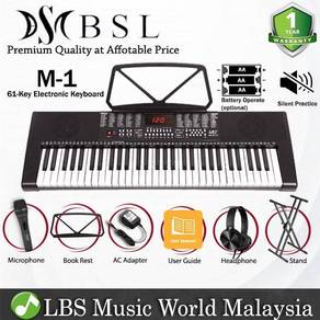 BSL M-1 61 Key Self Learning Portable Keyboard P2