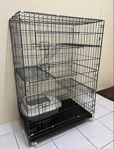 New stock Sangkar Kucing 3tingkat, 3tiers cat cage