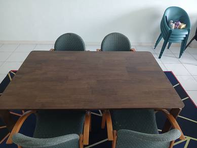 4 chairs & dine in table,self colletion,klebang 