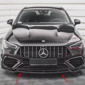 W118 Cla45 AMG Bumper Front Lips Diffuser Bodykit