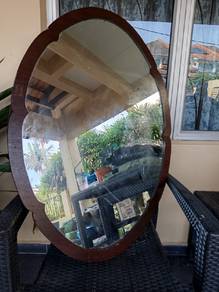 Vintage Wooden Mirror 