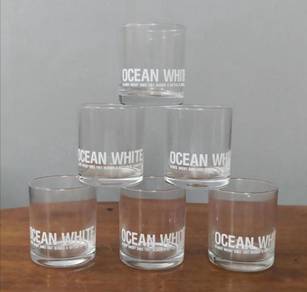 Ocean White whisky glass 6