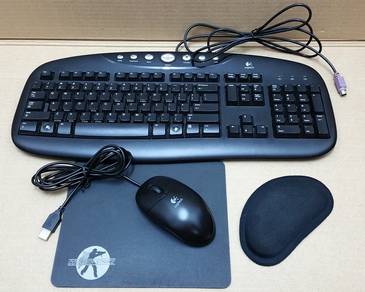 Logitech PS/2 Keyboard and USB Mouse Set