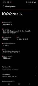 Iqoo neo 10 5g 