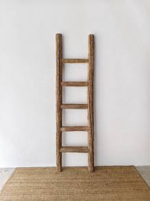 Vintage Elm wood Ladder 