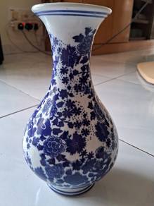 China porcelain vase- Blue Flowers