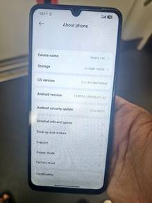 REDMI 14C FOR SELL
-RAM 6+6GB/128Gb-CONDITION OK