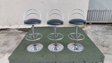 YE30A Kerusi Tinggi Bar Stool High Chair PU Seat