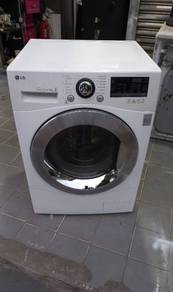 Jenama LG dd inventer front load hot washer 8kg