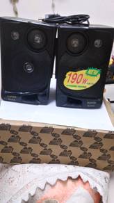 Hardly Used - Twin Speakers 190 Watt PMPO Dynamic