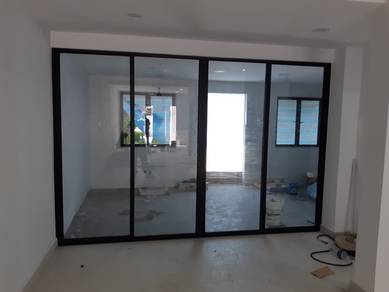 Aluminium & Glass Sliding Pintu