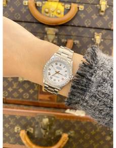 Rolex Datejust 31 Diamond Bezel REF68240 White Ro
