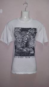 Vintage T-Shirt CHEETAH Made USA Size L