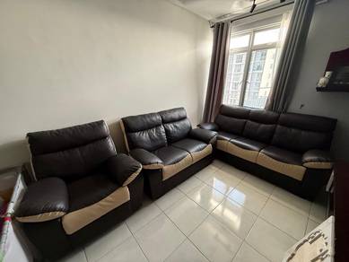 Leather Sofa - 3 Seater, 2 Seater, Single Recliner