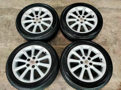 Rim original estima 17 inch siap tayar