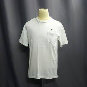 Lacoste White Crew Neck Tee