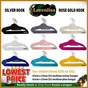 Lavenlisa Premium Velvet Hanger Flocking Non-Slip