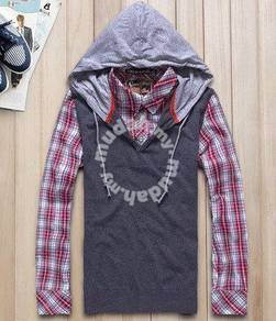 0511 Smart [2-In-1] Hoodie Vest Long Sleeved Shirt