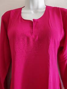Baju Jubah/Dress Labuh lengan panjang