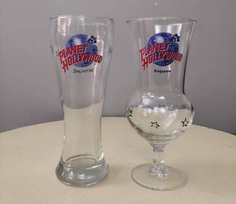 Planet Hollywood Singapore glass cup 2