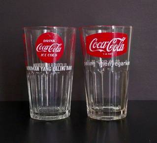 Coke Coca-Cola MY Vintage Glass Set C
