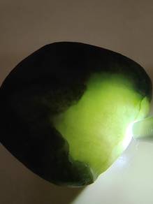 Icy Light Green Burmese Jadeite Jade Rough Stone