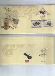 First Day Cover Cultural Instruments Malaysia 2008