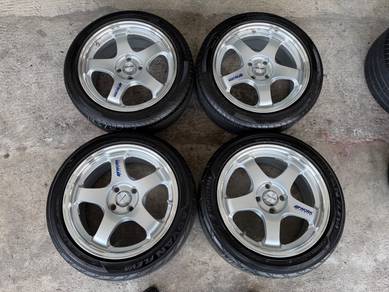 Rim work miester 16 inch flow form tayar 98%