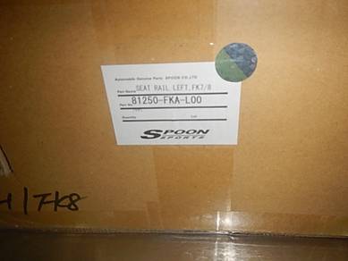 Spoon Reclining Bucket Seat Railing LH FC1 FK7 FK8