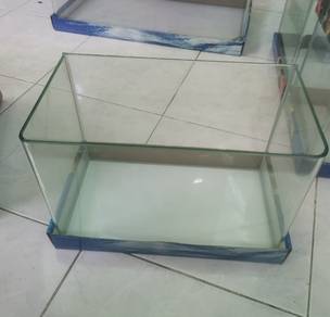 aquarium tank 30cm curve glass baru