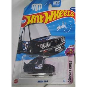 Hot Wheels Mazda RX-3 Black - Mad Mike