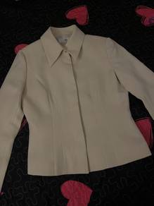 cream blazer