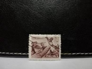 1955 Poland Stamp War Liberation of Warsaw Soldier