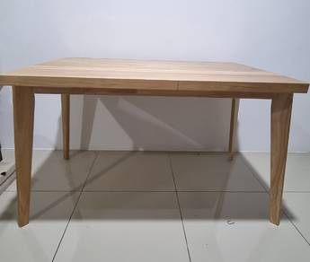 Solid Wood Dining Table (120cm) 