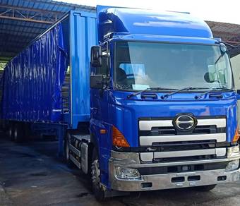 Hino 700 SH1E & 41ft used Curtain sider Trailer