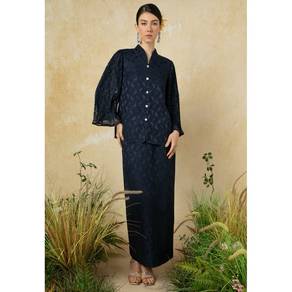 Kurung Kedah Set - Navy Blue